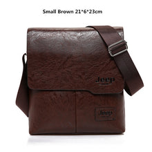 Load image into Gallery viewer, Men Tote Bags Set JEEP BULUO Famous Brand New Fashion Man Leather Messenger Bag Male Cross Body Shoulder Business Bags For Men