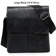 Load image into Gallery viewer, Men Tote Bags Set JEEP BULUO Famous Brand New Fashion Man Leather Messenger Bag Male Cross Body Shoulder Business Bags For Men