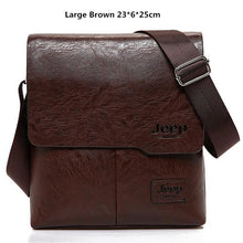 Load image into Gallery viewer, Men Tote Bags Set JEEP BULUO Famous Brand New Fashion Man Leather Messenger Bag Male Cross Body Shoulder Business Bags For Men