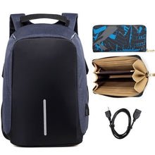 Load image into Gallery viewer, Brand backpack Anti-theft Backpack Bag 15.6 Inch Laptop Notebook Mochila Male Waterproof Back Pack Backbag School Backpack